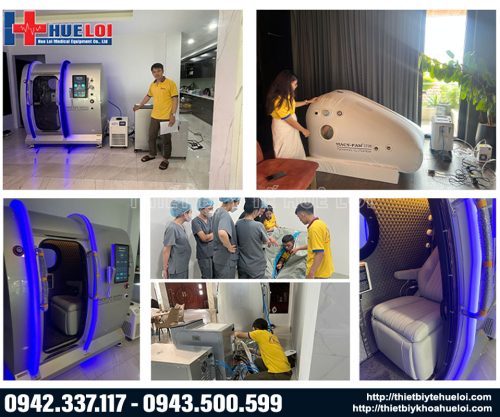 Công ty Huê Lợi bàn giao buồng oxy cao áp