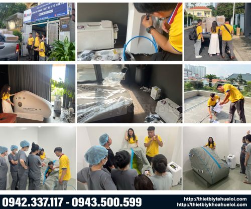 Công ty Huê Lợi bàn giao buồng oxy cao áp