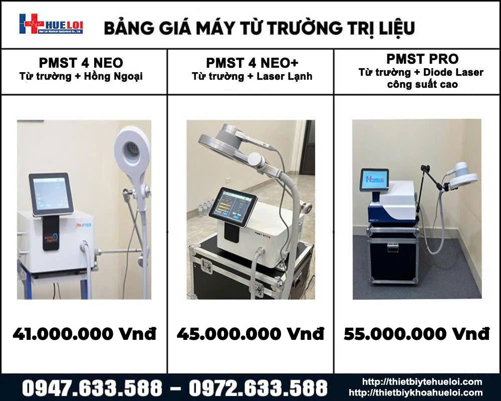Bảng giá máy từ trường siêu dẫn Huê Lợi