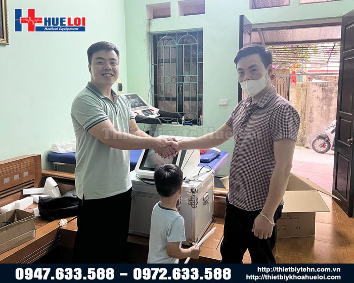 bàn giao máy laser công suất cao