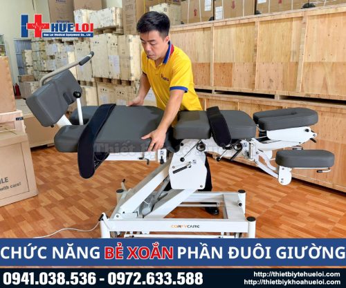 Bàn Chiropractic cơ chế bẻ xoắn chân
