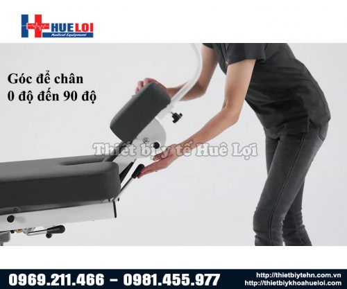 Điều chỉnh góc để chân giường tác động cột sống EL07