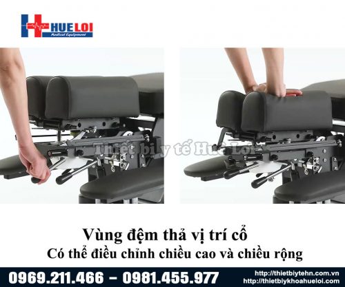 Vùng đệm thả vị trí cổ của giường tác động cột sống toàn thân EL08B