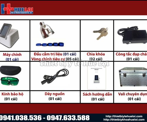 Bộ cấu hình EC30 phiên bản 980nm – 30W gồm máy chính và phụ kiện tiêu chuẩn