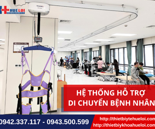 Thiết bị treo trần hỗ trợ di chuyển và tập đi cho người bệnh