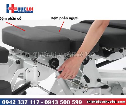 đệm cổ và ngực giường nắn chỉnh cột sống