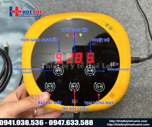 Bảng điều khiển của găng tay tập phục hồi chức năng cho người tai biến