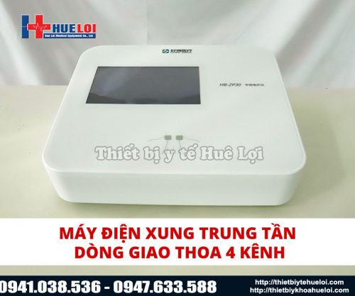 máy điện xung trung tần 4 kênh độc lập