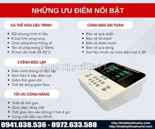 Ưu điểm máy trung tần HB-ZP10
