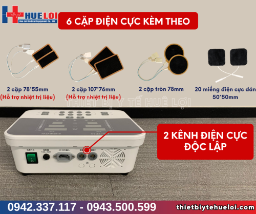 phụ kiện máy điện xung giao thoa giá rẻ