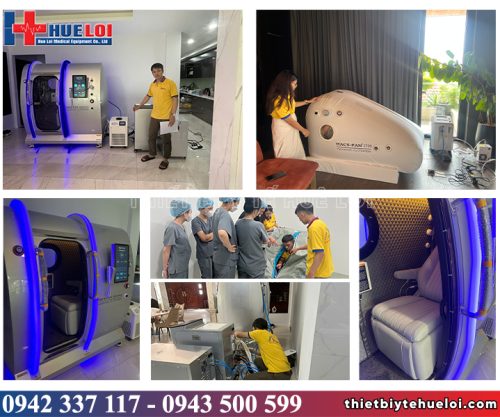 Công Ty TBYT Huê Lợi bàn giao buồng oxy trị liệu